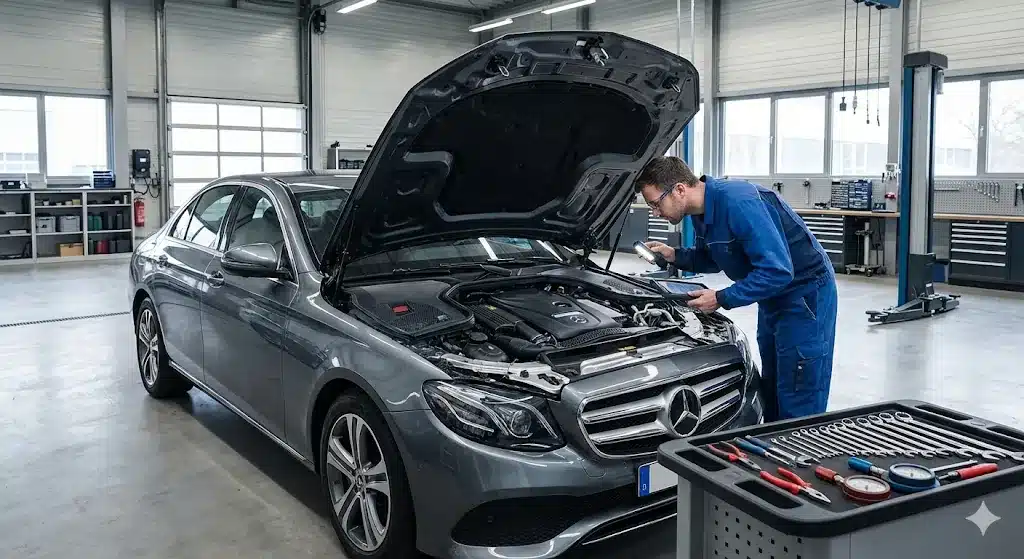 Revisión mercedes clase E en San Sebastian de Los Reyes
